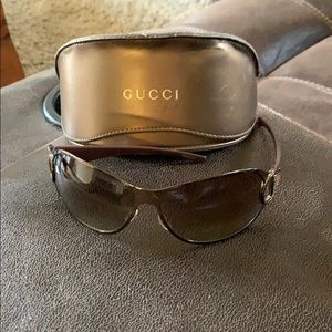 Gucci 27/37 strass sunglasses with case